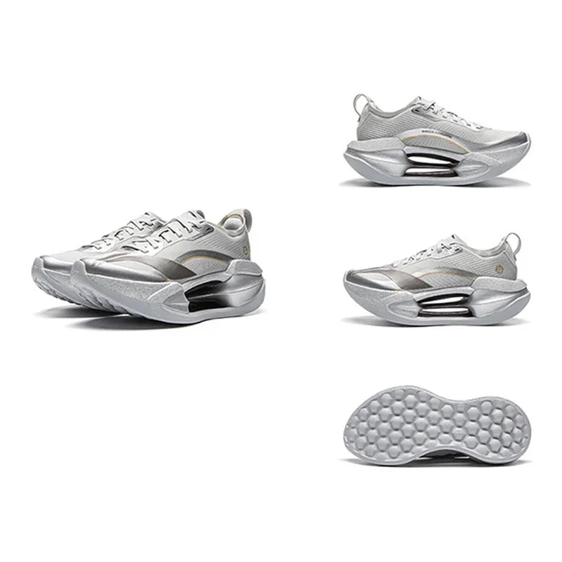 ស្បែកជើងរត់ Li-Ning SHADOW 4 ESSENTIAL សម្រាប់នារី SUPER BOOM Rebound-Speed ស្បែកជើងកីឡា LiNing សម្រាប់រត់ហាត់ប្រាណប្រចាំថ្ងៃ ARRW008