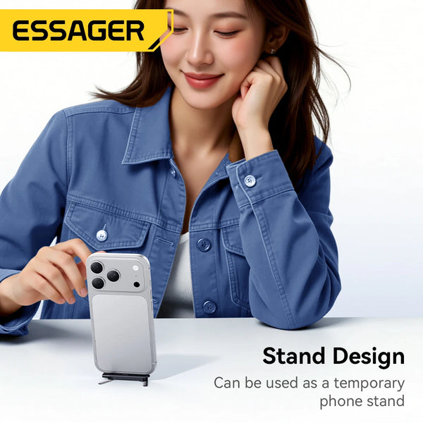 អាដាប់ទ័រ USB C OTG Essager 240W ជាមួយជើងទម្រ 90 ដឺក្រេ ប្រភេទ C ស្រី ទៅ iPad ប្រុស សម្រាប់ iPhone 17 16 Macbook Xiaomi Samsung