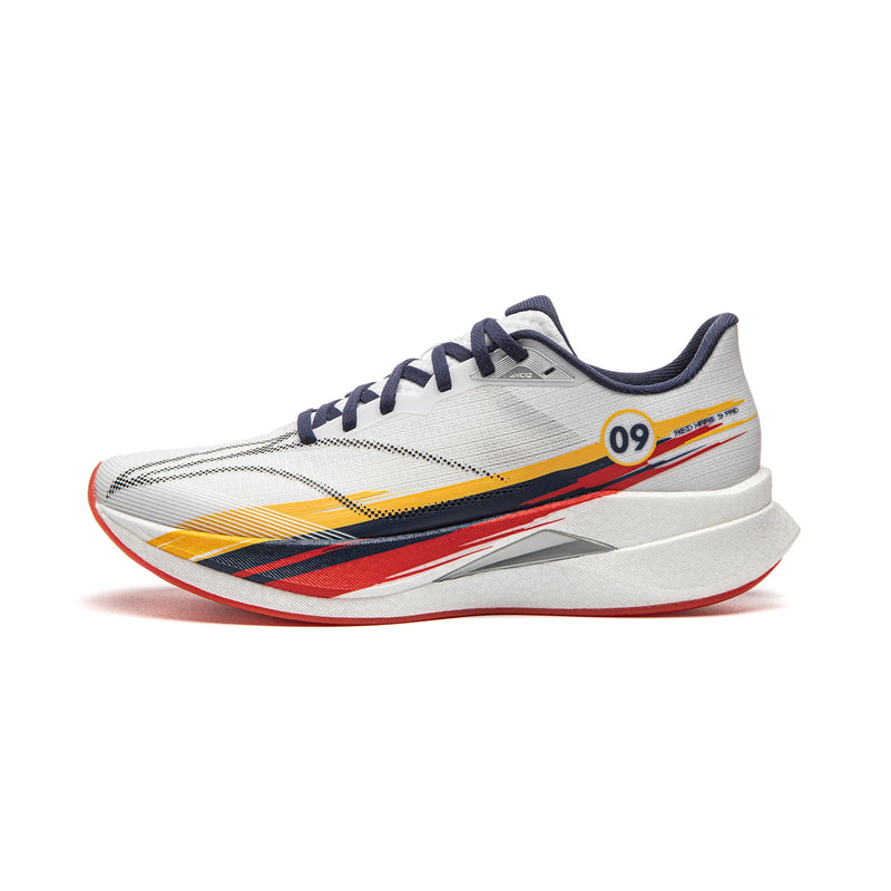 ស្បែកជើងរត់ប្រណាំងបុរស Li-Ning RED HARE 9 PRO BOOM Cushion Rebound ខ្យល់ចេញចូលបាន ឆ្លុះបញ្ចាំងពន្លឺ ទ្រនាប់ស្បែកជើង ARPW001