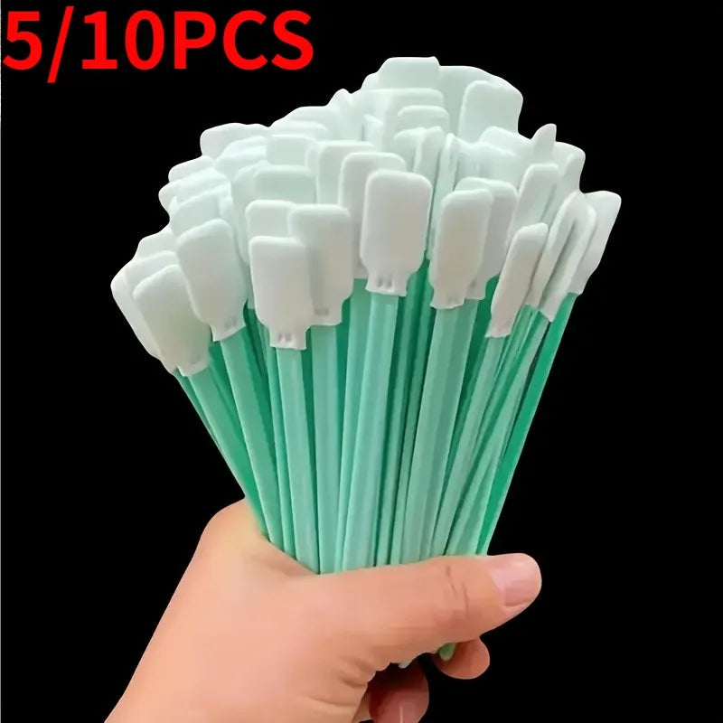 5/10pcs Precision Multi-Function Cleaning Brush,Dust Free Purifying Swabs,for Printer,Craft Household Cleaning. Cleaning Brushes