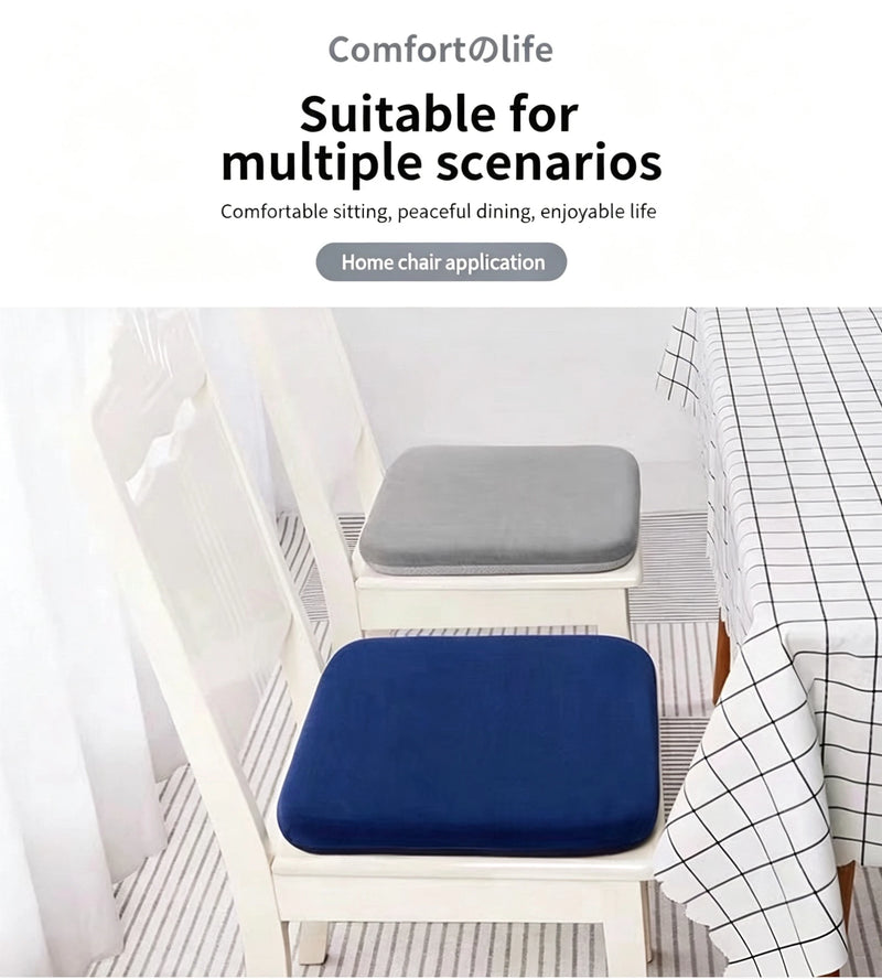 4cm Thick Foam Seat Cushion - Ultra Soft Office Chair Pad | Car Seat Pad for Long Sitting Lumbar Support & Pain Relief