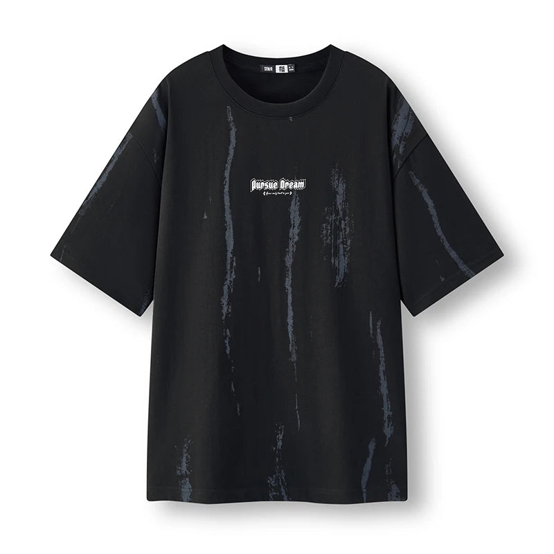 Semir Mens Tshirt 2026 All Over Printed Loose Crew Neck Knitted Pure Cotton Fashion Design Casual