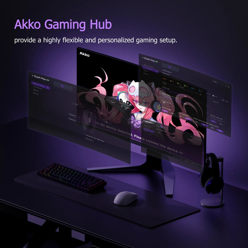 Akko Dash V9 Master/Pro Mouse PAW3955 / PAW3315 / PAW3311 Sensor 40g±3g Ultralight Ergonomic 8K Wireless E-sports Gaming Mouse