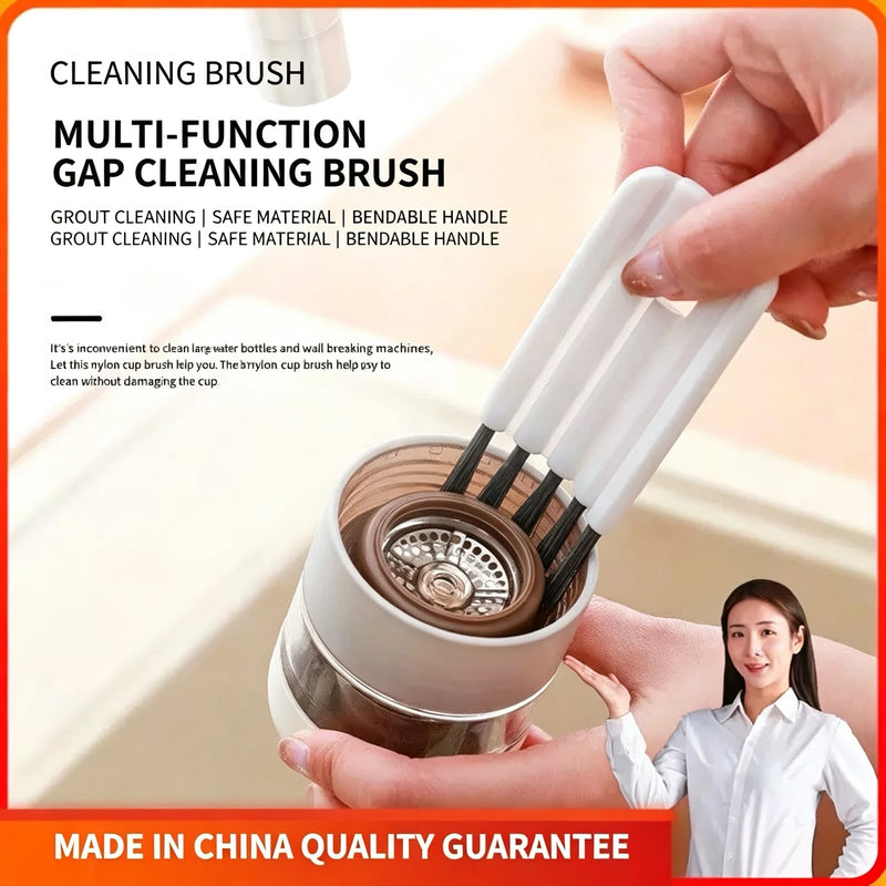 Cup Cap Keyboard Gap Brush Curling Cup Cap Brush Air Cushion Comb Cleaning Brush Bottle Cap Groove Gap Multi Purpose Brush