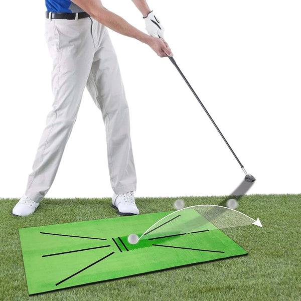 Golf Training Hitting Mats Hit Point Trajectory Detection Swing Direction Practice Striking Pad DR324