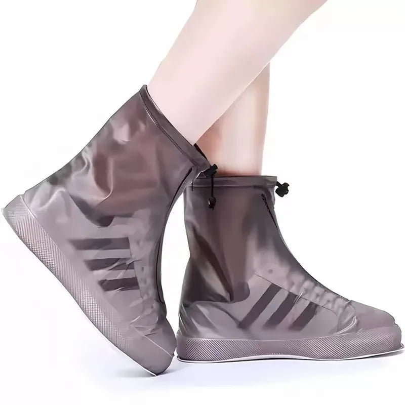 Silicone Waterproof Shoe Cover Unisex Shoes Protectors Rain Boots for Indoor Outdoor Rainy Reusable Quality Non-Slip Shoe Cover