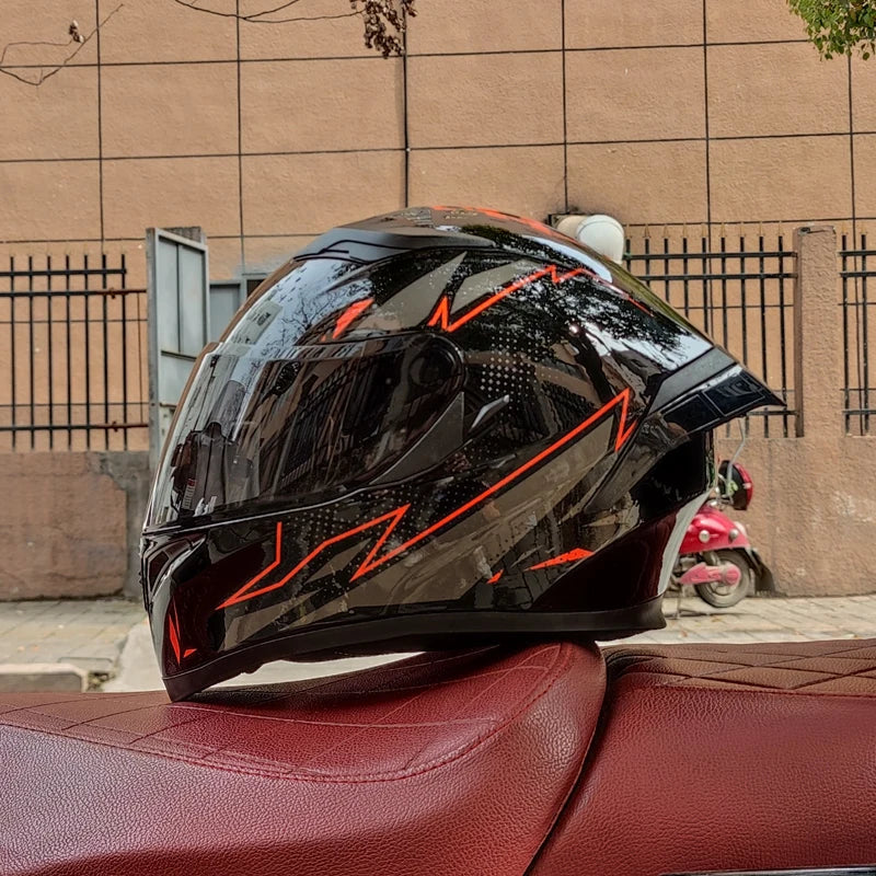 Motorcycle helmet double lens full mask capacete de moto cyclist casco para moto kask helmets