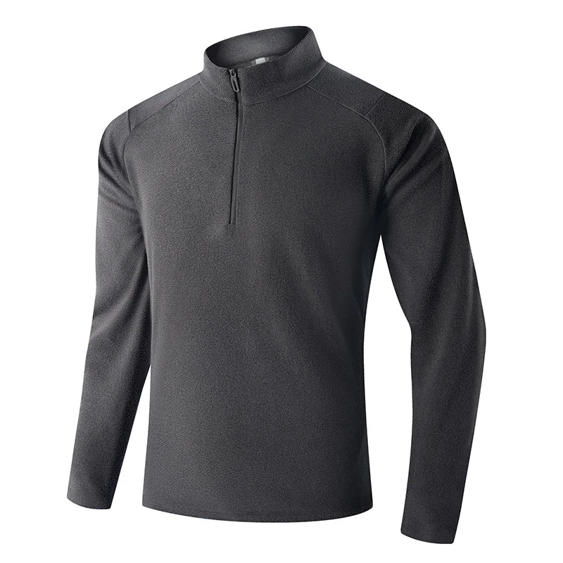 SBWL Men's high-quality outdoor sports warm long-sleeved T-shirt for autumn and winter casual office jacket Tops