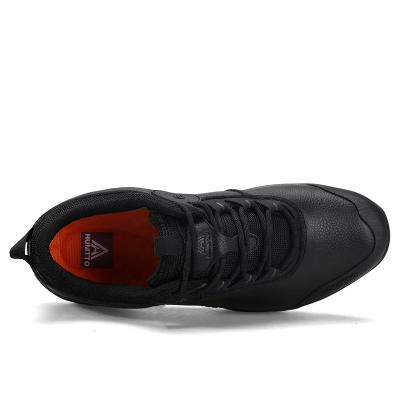 HUMTTO New Men's Hiking Shoes Breathable Non-slip Winter Outdoor Sneakers Luxury Designer Genuine Leather Trekking Shoes for Men
