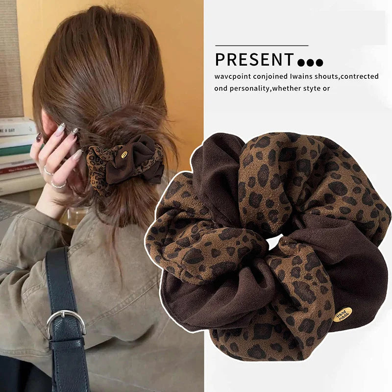 Maruko Large Intestine Hair Hoop 2026 New Sensation Head Flower Disc Hair Artifact Head Rope Advanced Intesti