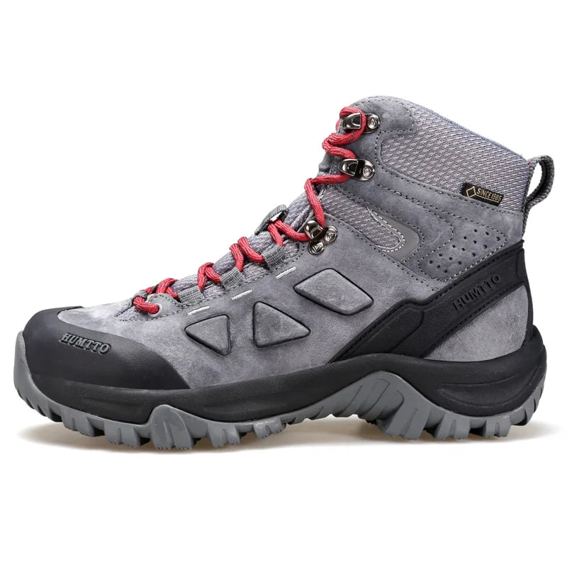 HUMTTO Trekking Shoes for Women Waterproof Sports Climbing Hiking Boots Woman New Winter Luxury Designer Outdoor Womens Sneakers