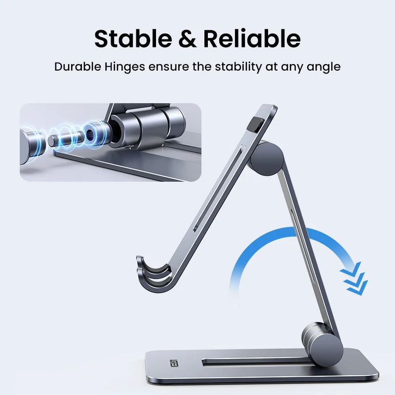 【New】UGREEN Phone Holder Stand Aluminum Mobile Phone Stand For iPhone 16 15 14 Pro Xiaomi Samsung Portable Phone Tablet Holder