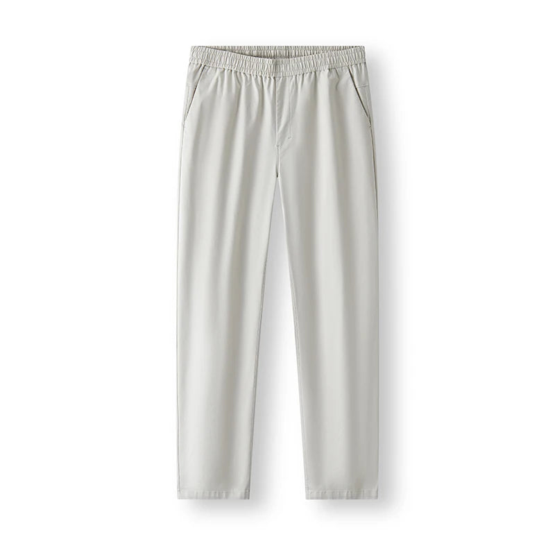Semir Men Pants Comfortable Solid Straight Work Commute 2026 Autumn Casual Style Easy Care Long Trousers Daily Wear