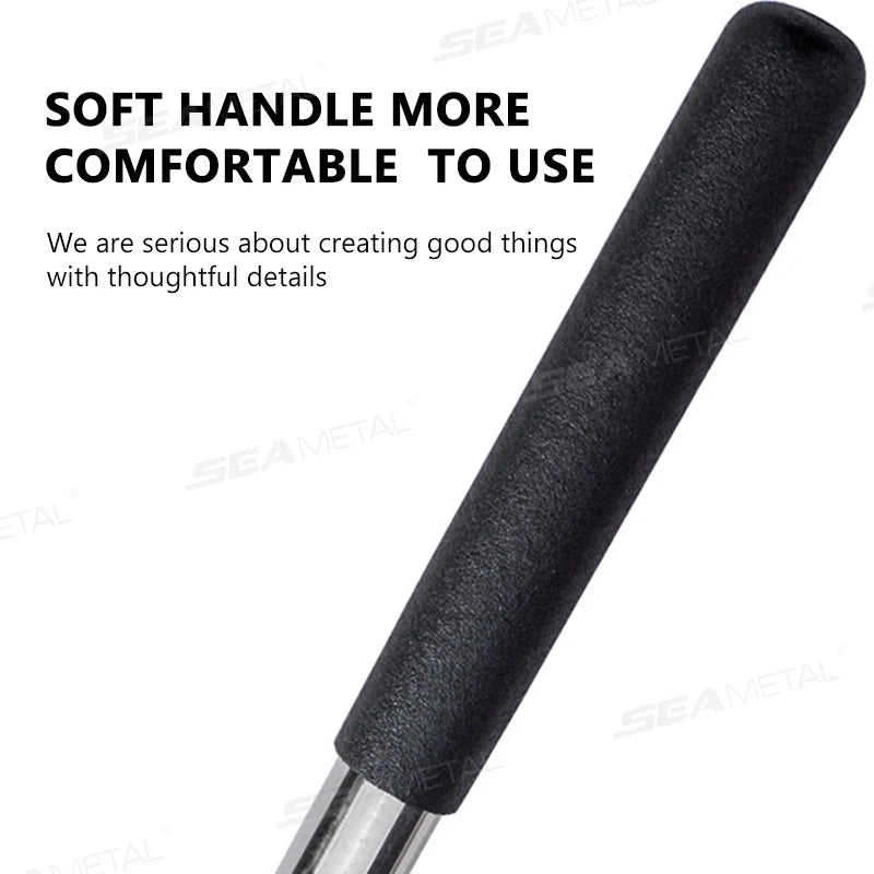 SEAMETAL Car Window Cleaner Brush Windshield Cleaner Microfiber Cloth Cleaning Tool with Retractable Handle Auto Glass Wiper