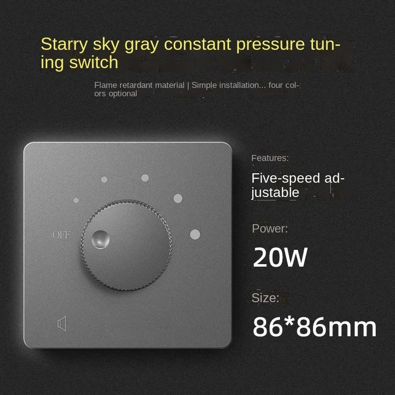 Constant pressure horn adjust volume switch, background music sound control switch controller, sound control knob horn regulator