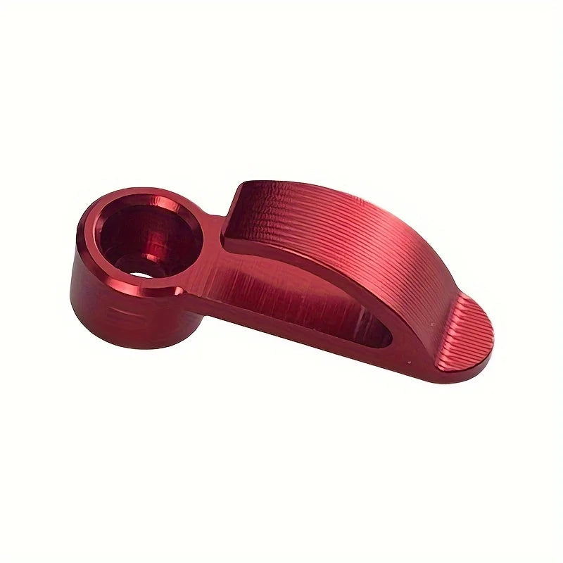 1set Universal Motorcycle Hook/Storage & Helmet Holder for Electric Additions, Aluminum Alloy, Single Hole Handlebar Hook
