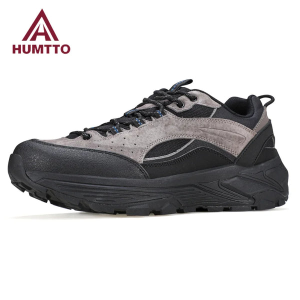 HUMTTO Non-slip Hiking Shoes for Men Breathable Sports Shoe Man Leather Outdoor Sneakers Designers Men's Casual Trekking Boots