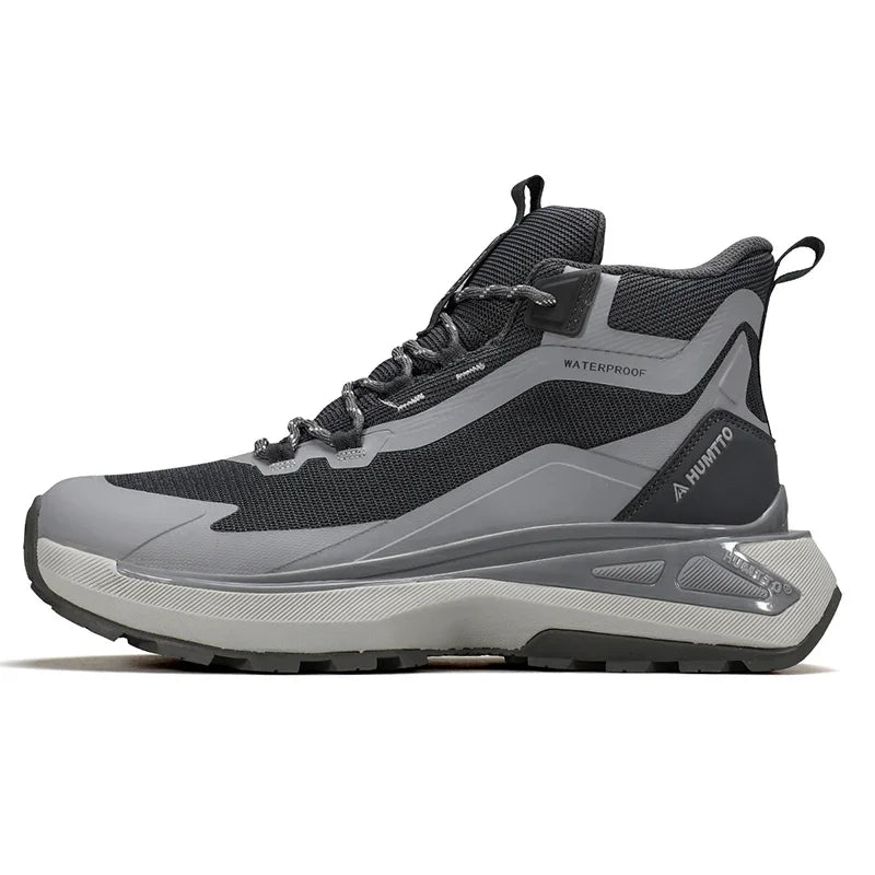 HUMTTO Hiking Shoes Breathable Trekking Boots for Men Outdoor Camping Men's Sports Shoes Winter Rubber Safety Work Sneakers Man