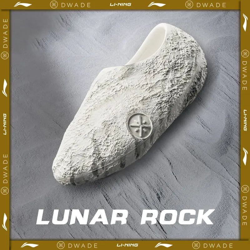 ស្បែកជើងបុរស Li-Ning WADE LUNAR ROCK សម្រាប់លេងក្រៅផ្ទះ BOOM Rebound ស្បែកជើងបាល់បោះមានផាសុកភាព ស្បែកជើងស្រាល LiNing ABTV009