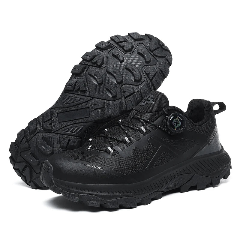 Men's Plus Size Waterproof Hiking Shoes Four Seasons Non-Slip Outdoor Walking Shoes Youth Casual Sports Running Shoes Sneakers