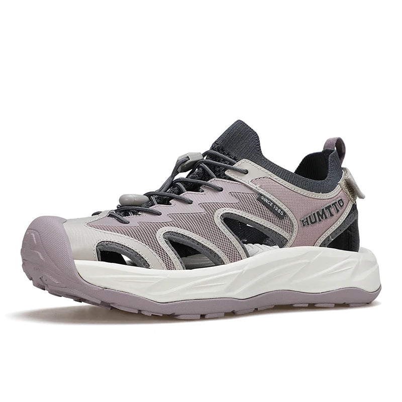 HUMTTO Summer Sandals New Style Sports Fashion Women's Anti-slip Quick-dry Outdoor Tracing Shoe for Woman Closed-toe Beach Shoes