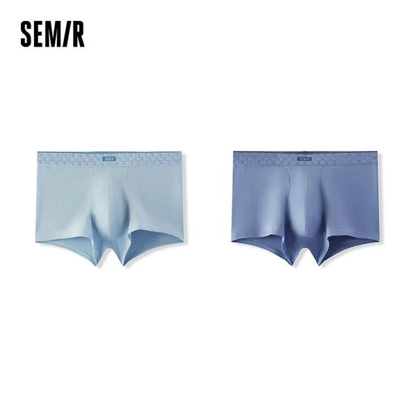 ខោខ្លីបុរស Semir ធ្វើពីក្រណាត់ប្រឆាំងបាក់តេរី វាយនភាពប៉ាក់ ទន់ ពាក់កណ្ដាលចង្កេះ សមល្មម រដូវស្លឹកឈើជ្រុះ ឆ្នាំ២០២៦ ផាសុកភាពប្រចាំថ្ងៃ