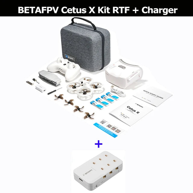BETAFPV Cetus X FPV Kit Brushless FPV Quadcopter ឧទ្ធម្ភាគចក្រ RC ប្រណាំងក្នុងផ្ទះ យន្តហោះ RC
