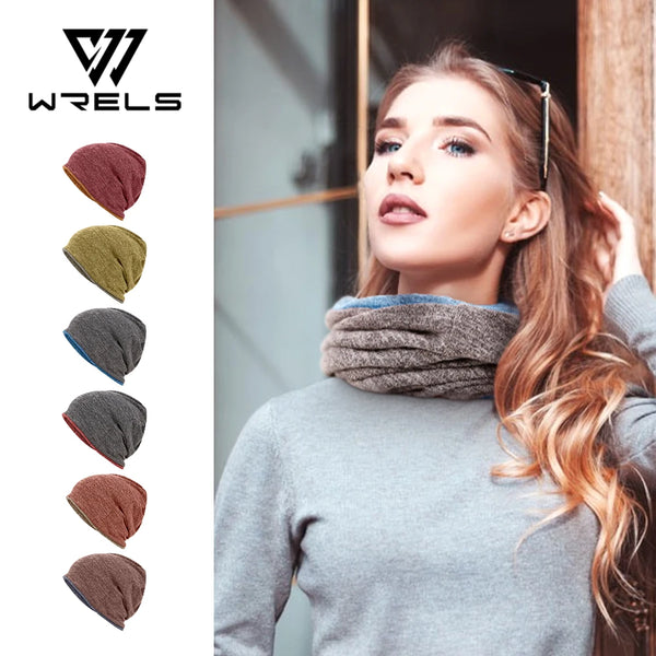 WRELS Winter Outdoor Sports Warm Cycling Face Mask Warm MTB Bicycle Ski Riding Motorcycle Hat Winter Mask Fleece Scarf Warm Cap