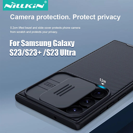 For Samsung Galaxy S23 Ultra Case NILLKIN CamShield Pro Sliding Camera Protection Phone Case For Samsung S23/ S23 Plus Cover