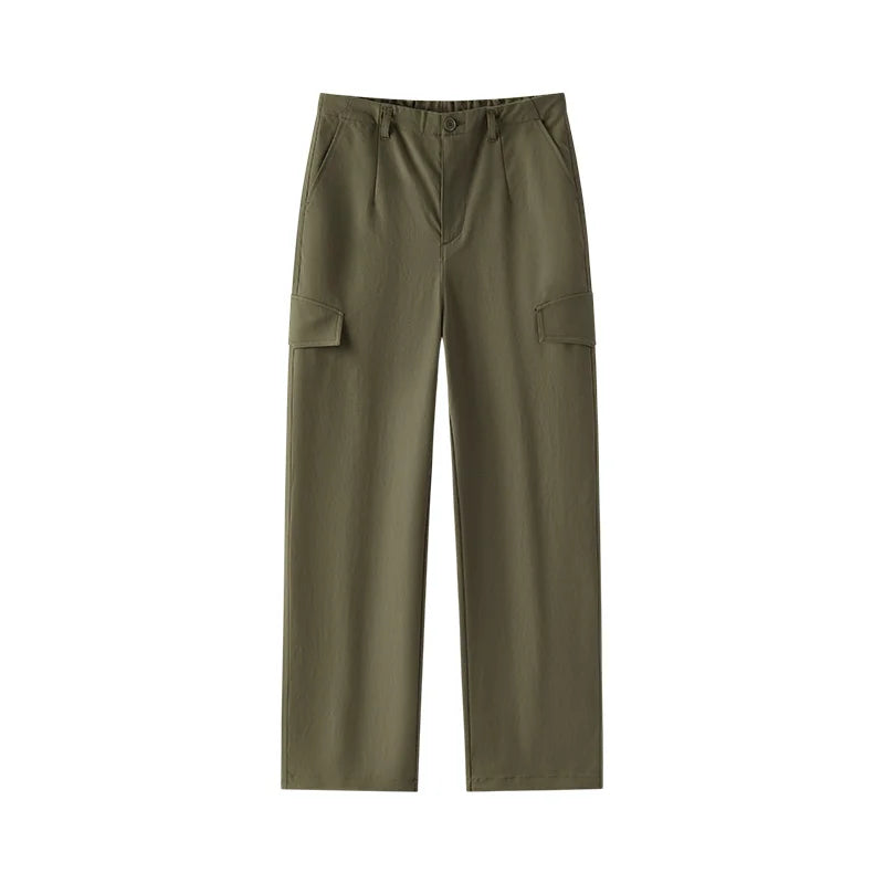 Semir Cargo Pants Women 2026 Spring Ins Trendy Streetwear Wide Leg Casual Comfortable Versatile Long Trousers