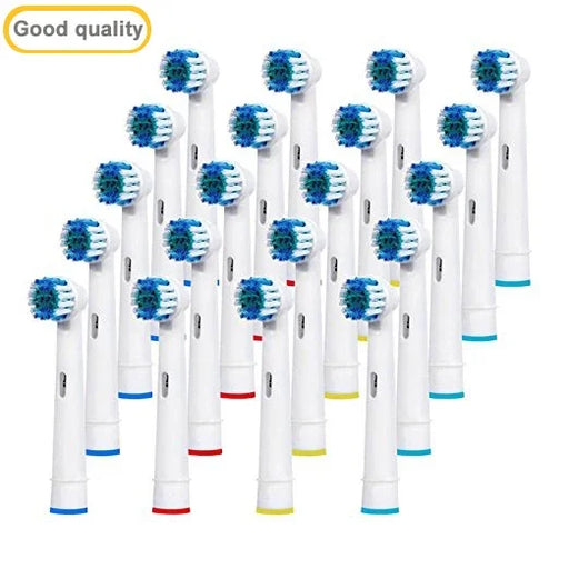 16/20pcs Oral A B Sensitive Gum Care Electric Toothbrush Replacement Brush Heads Sensitive Brush Heads Extra Soft Bristles