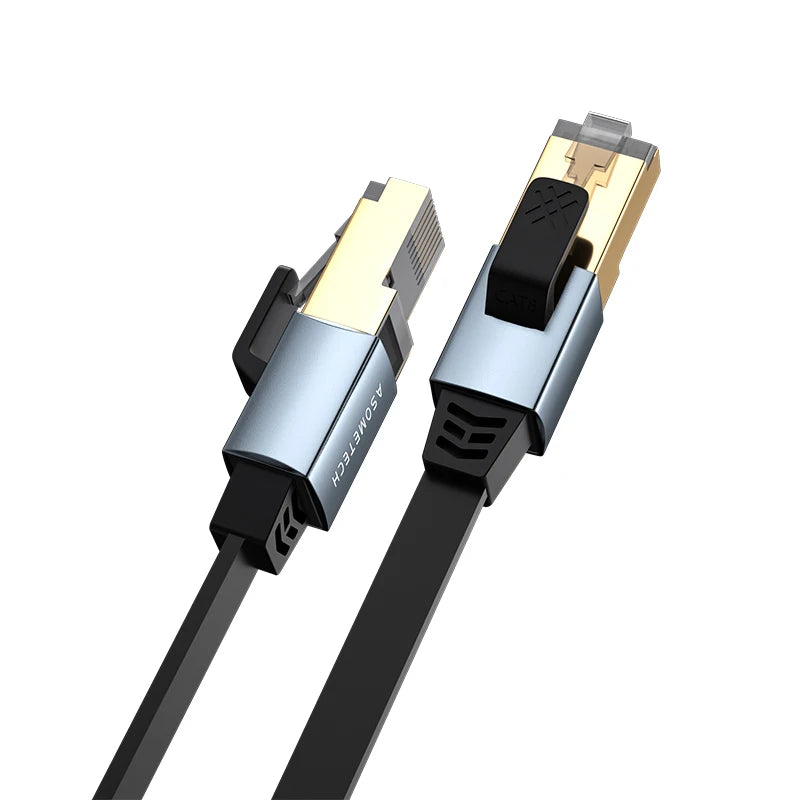 ខ្សែ Ethernet CAT8 40Gbps 2000MHz CAT 8 បណ្តាញអ៊ីនធឺណិតល្បឿនលឿន Patch Lan សម្រាប់កុំព្យូទ័រយួរដៃ រ៉ោតទ័រ ម៉ូដឹម ទូរទស្សន៍ ខ្សែ RJ45