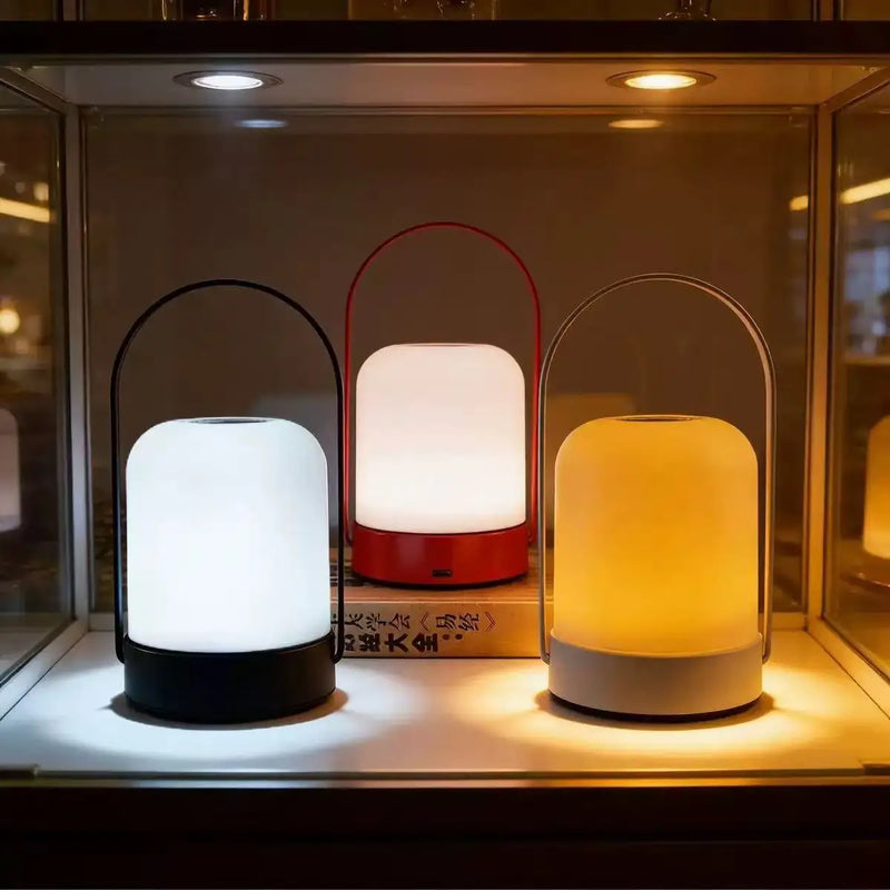 LED Portable Camping Lamp, Rechargeable Desk Lamp, Portable Touch Dimming Desk Lamp, Creative Small Desk Lamp