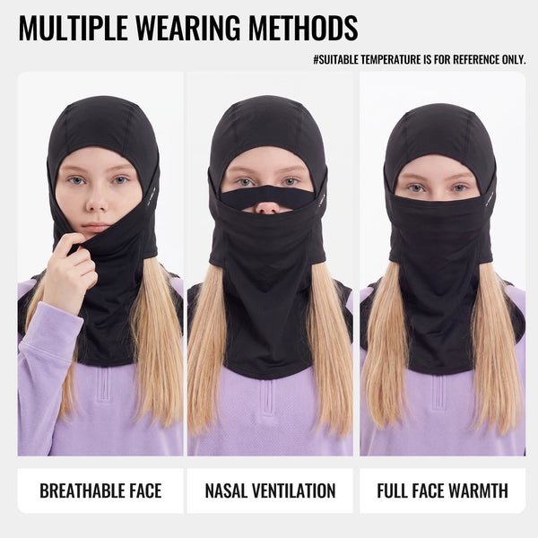 WRELS Balaclava Ski Mask Windproof Full Face Mask Thermal Fleece Helmet Lining Winter Men Women Motorcycle Outdoor Cycling Cap