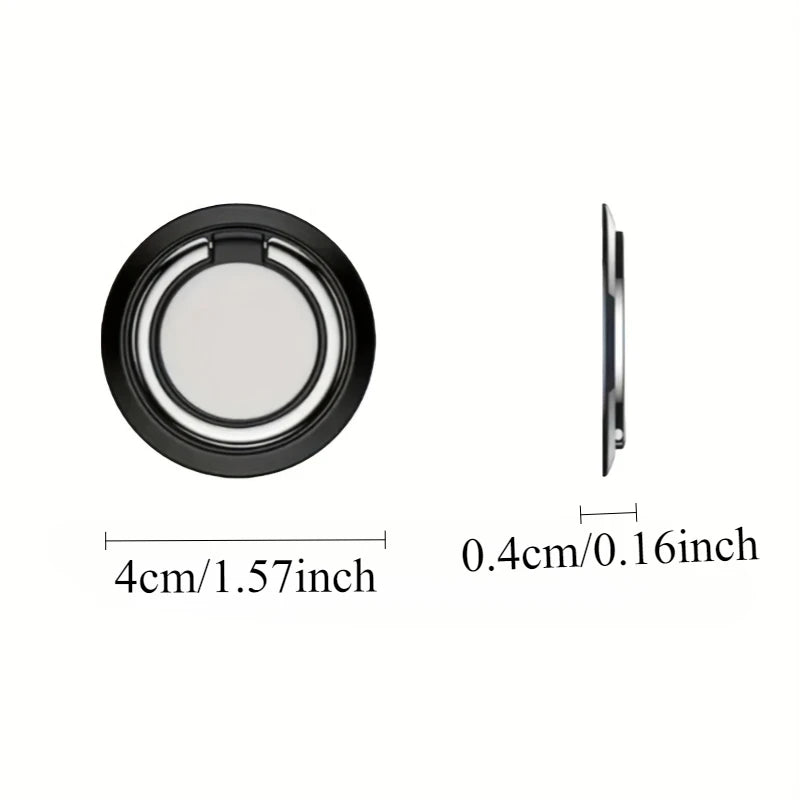 Universal Finger Ring Holder Stand Grip 360 Degree Rotating For Mobile Phone Car Magnetic Mount Phone Back Sticker Pad Bracket