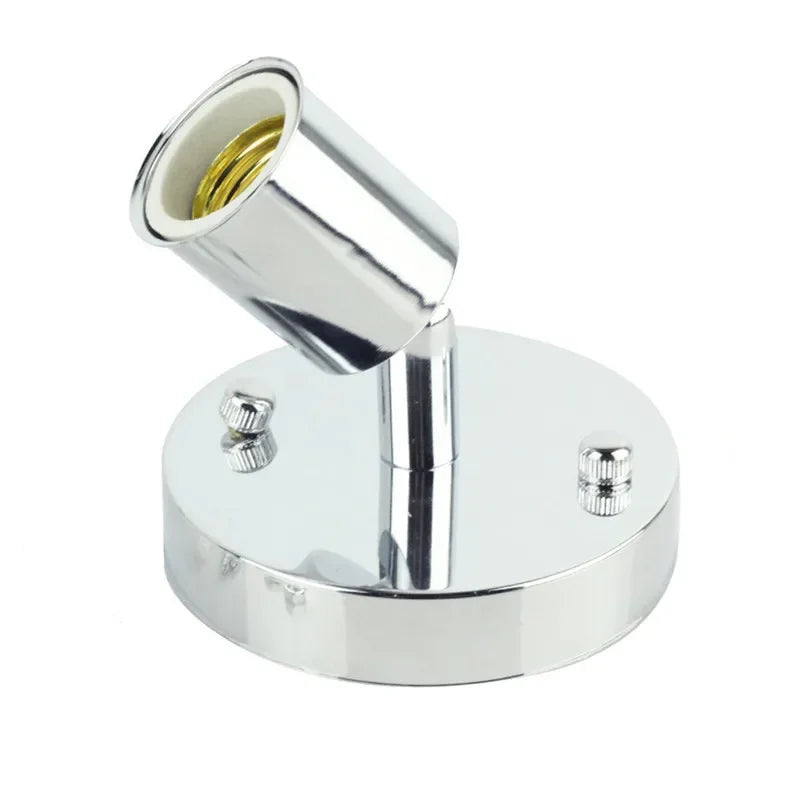 ចង្កៀងជញ្ជាំង JOYINLED Retro E27 ដែលអាចលៃតម្រូវបាន 180 ដឺក្រេ រន្ធដោតអំពូលដែក ចង្កៀងជញ្ជាំងបែប Vintage សម្រាប់បន្ទប់គេង បន្ទប់បរិភោគអាហារ