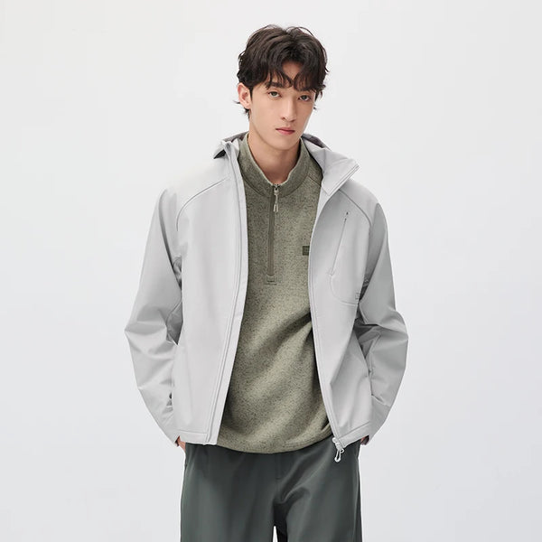 អាវក្រៅរដូវរងាបុរស Semir មានមួកឆ្នាំ ២០២៦ សម្លៀកបំពាក់រដូវរងាថ្មីប្រចាំថ្ងៃបែបទីក្រុង រចនាប័ទ្មធម្មតា អាកាសធាតុត្រជាក់ ស្លៀកពាក់ជាស្រទាប់ៗជារៀងរាល់ថ្ងៃ