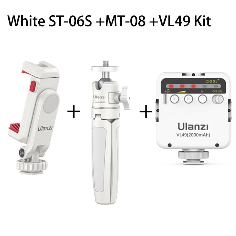 ជើងទ្រទូរស័ព្ទថតបញ្ឈរ Ulanzi ST-06S សម្រាប់កាមេរ៉ា DSLR ម៉ូនីទ័រ ម៉ោនជើងកាមេរ៉ា ក្ដាប់សម្រាប់ថតវីដេអូប្លុកស្មាតហ្វូន