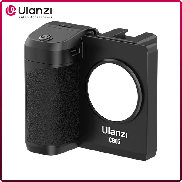 ដៃកាន់ថតរូប Selfie ស្មាតហ្វូន Ulanzi CG02 ឥតខ្សែ ប៊្លូធូស ជាមួយពន្លឺបំពេញ 5500k ជាឧបករណ៍រក្សាលំនឹងរូបថតកាមេរ៉ា