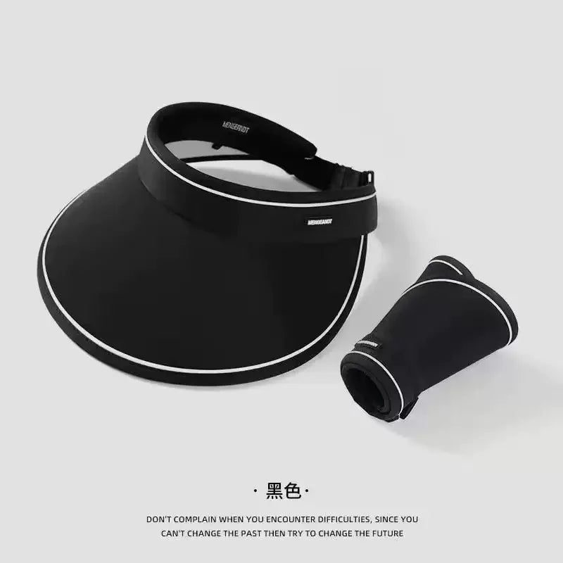 Summer Large Brim Sunshade and Sun Protection Hat, Women's Empty Top Hat, 2024 New UV Resistant Sun Hat, Versatile