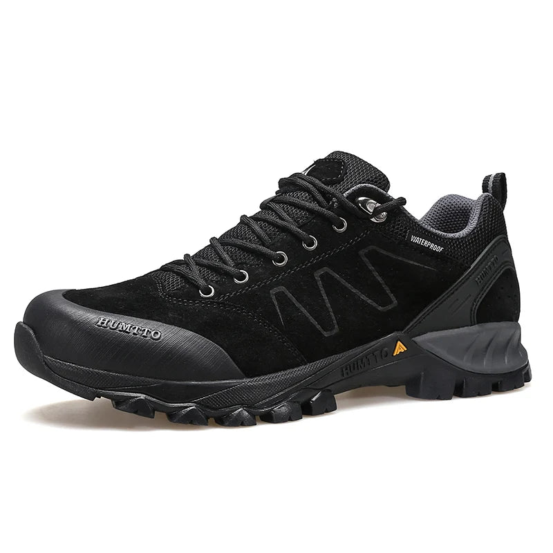 HUMTTO Hiking Shoes Mens Luxury Designer Climbing Trekking Sneakers for Men Genuine Leather Outdoor Sports Safety Work Man Boots