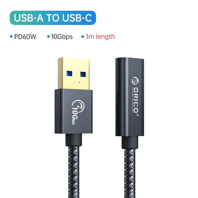 ORICO USB C to USB A OTG Adapter Type C Converters Male to Female Cable Adapter for MacBook Pro Samsung
