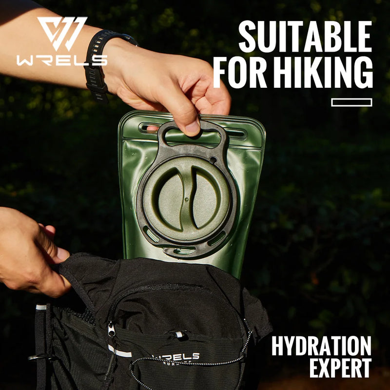 WRELS Hydration Bladder Water Reservoir Large Capacity Water Bag BPA Free Running Cycling Hiking Ultra Durable Water Storage Bag