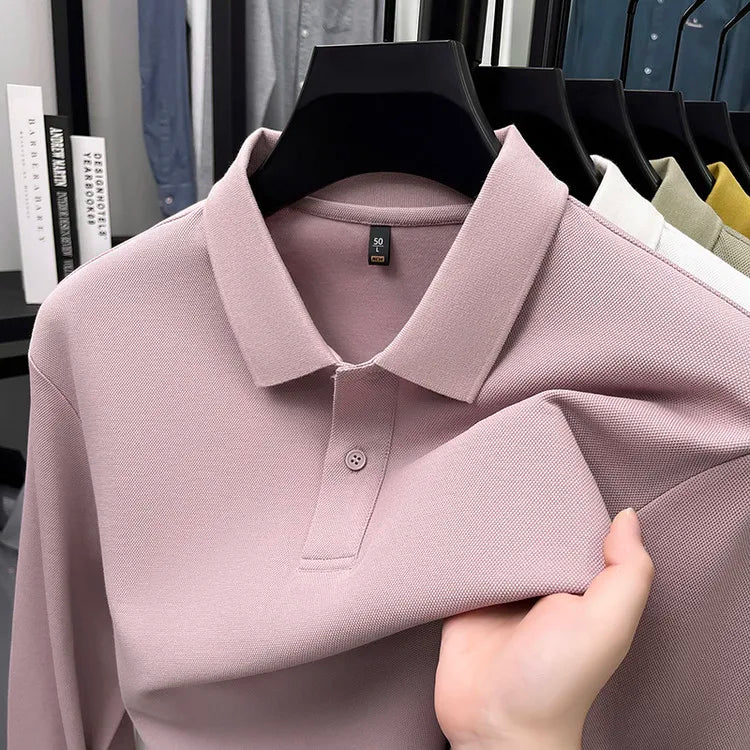 Premium Cotton Polo Shirt - Bright Yellow Green (17 Colors Available) | 260g Mercerized Pima Cotton | Classic Essential Style
