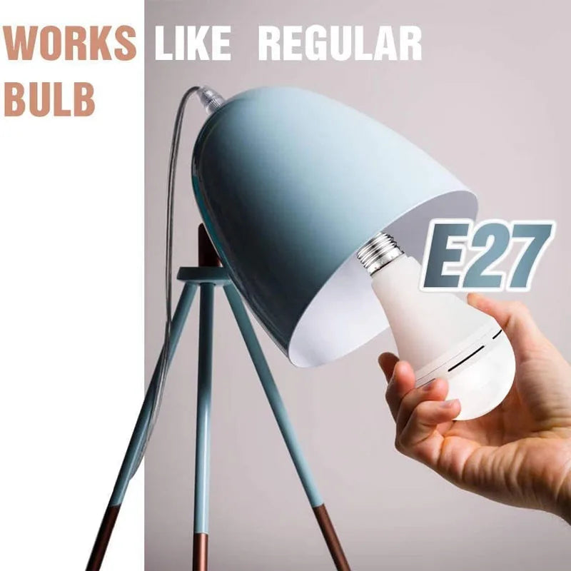E27 Rechargeable LED Lamp Bulbs 7-15W High Brightness Emergency Light Bulb Outdoor Camping Fishing Portable Lamps Lights