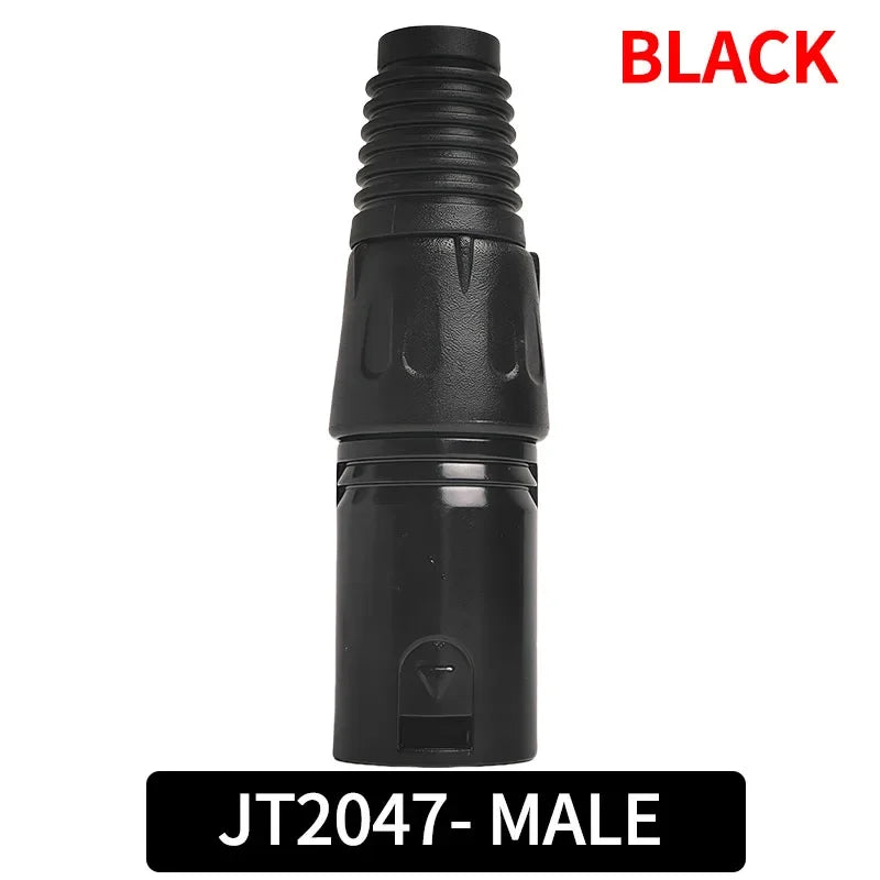 4/10/20pcs 3-Pin XLR Male to Female Adapter - Balanced Audio Plug for Microphone Mixer Speaker