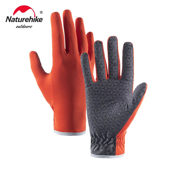 Naturehike Cycling Gloves Lightweight Sunscreen SPF50+ Spring Summer Full Finger Breathable Sports Mountaineering Outdoor Riding