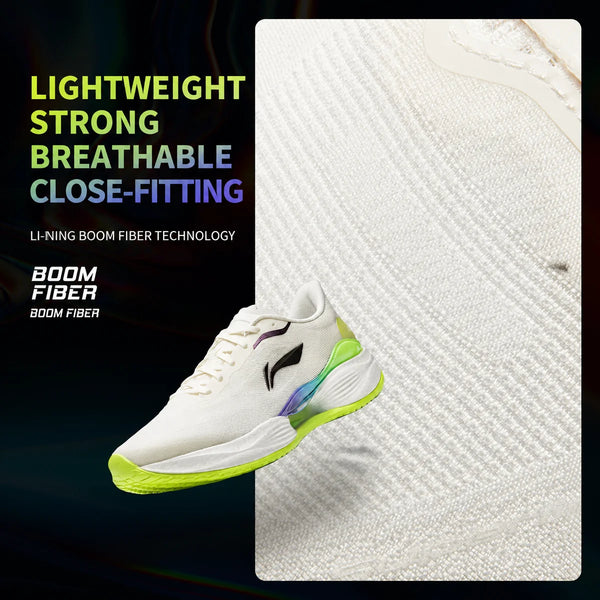 ស្បែកជើងរត់ Li-Ning សម្រាប់នារី SUPER LIGHT 23 Light BOOM FIBER ខ្យល់ចេញចូលបាន ប្រើប្រាស់បានយូរ រឹងមាំ ស្បែកជើងប៉ាតារត់ហាត់ប្រាណប្រចាំថ្ងៃ LiNing ARBW018