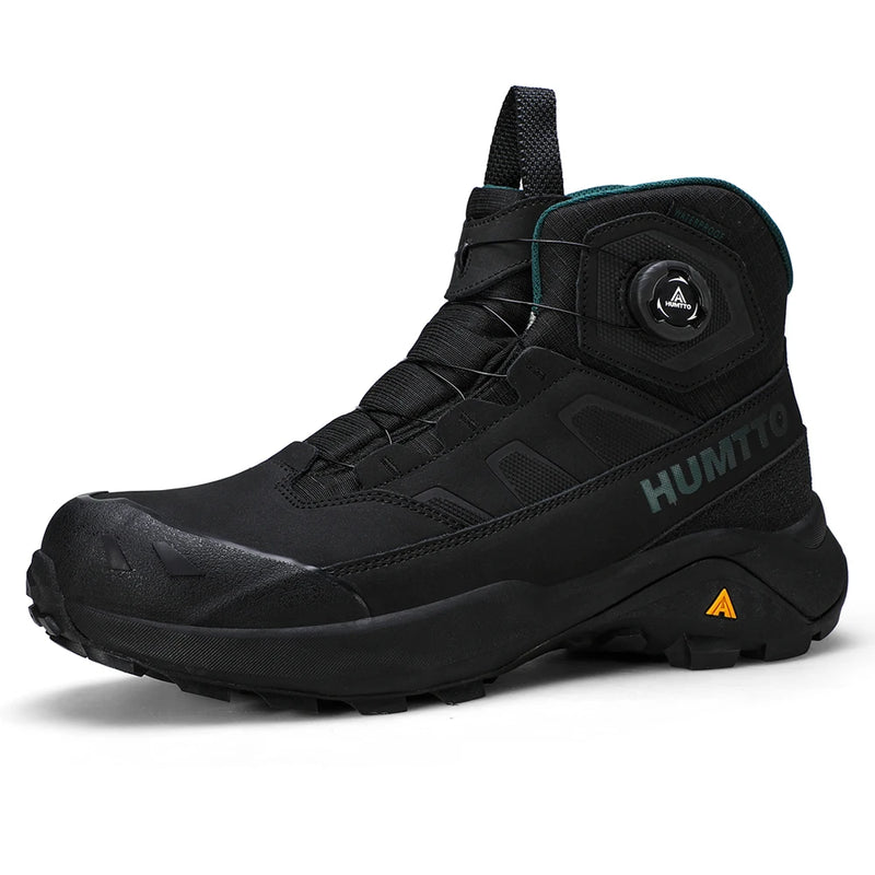 HUMTTO Winter Hiking Shoes Mens Breathable Leather Climbing Shoes Man Anti-slip Outdoor Sneakers Designer Trekking Boots for Men