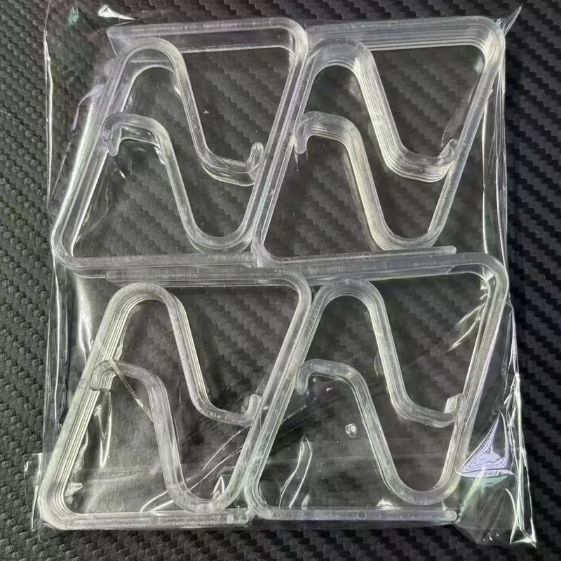 Transparent Plastic Tablecloth Clips Triangle Anti‑Slip Table Corner Fixing Buckle Table Cover Holder Clamp For Dining Table Hom